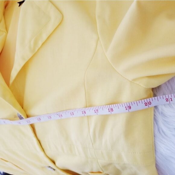 Rafaella blazer two button closure yellow - Picture 3 of 7